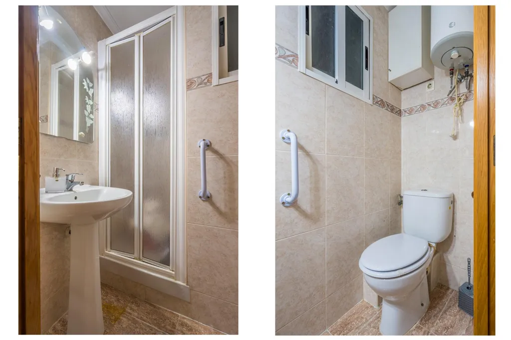 Salles de bain - Apartment with Pool in Els Orriols, Valencia