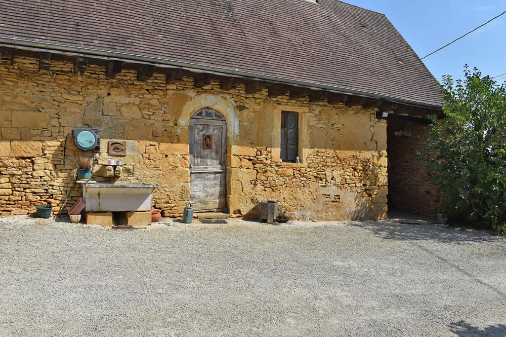 Garden - Stone Farmhouse with Multiple Buildings in Saint Genies