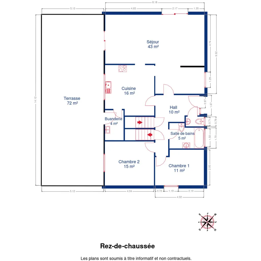 Planimetria - Detached House on 54-acre Plot in Green Setting