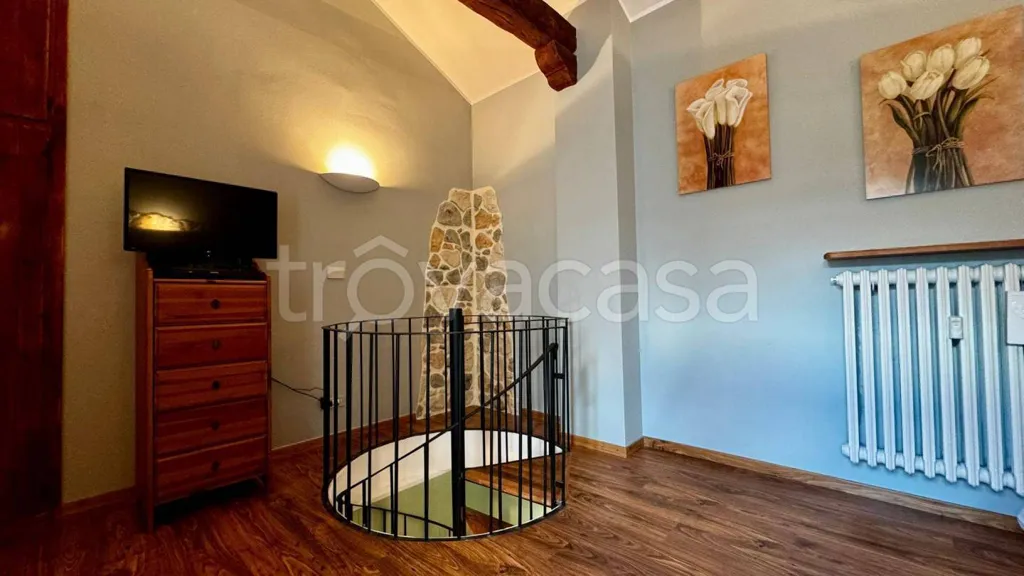Chambres - Rustic-Style Apartment with Balcony in Bardonecchia