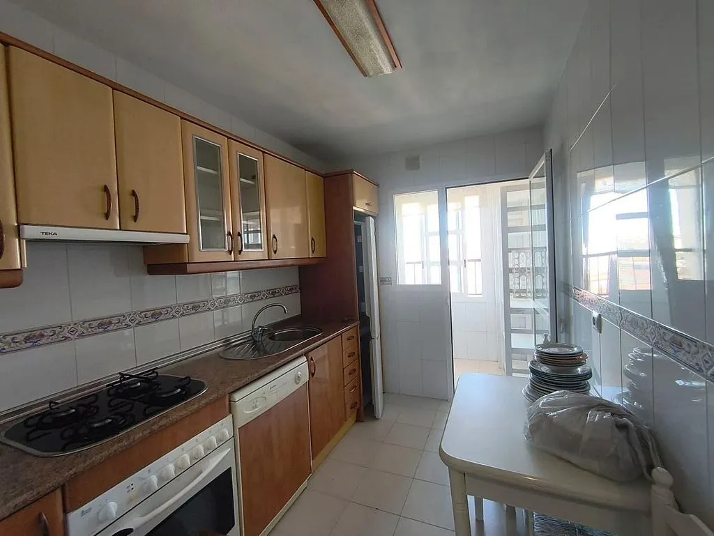 Köök - Apartment with Garage in La Goleta, Málaga