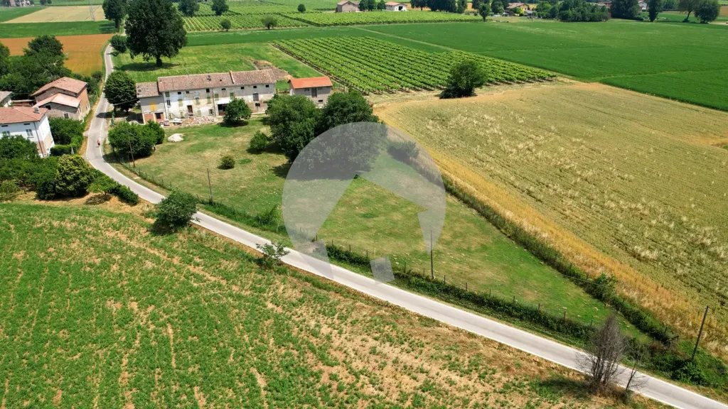 Vue aérienne - Rustic House with Garden near Arceto