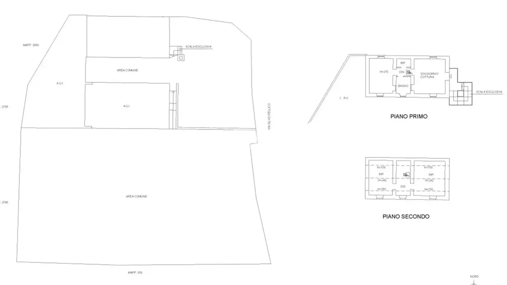 Plan - Rustic House with Panoramic Views in Arcisate