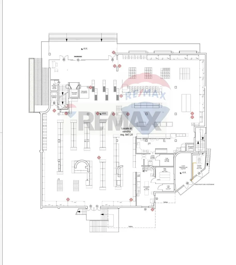 Plan - Commercial Property with Retail Space in Arona