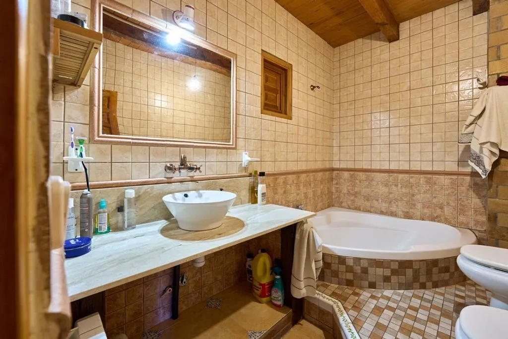 Salles de bain - Rustic Masía with Equestrian Facilities in L'Ametlla del Vallès