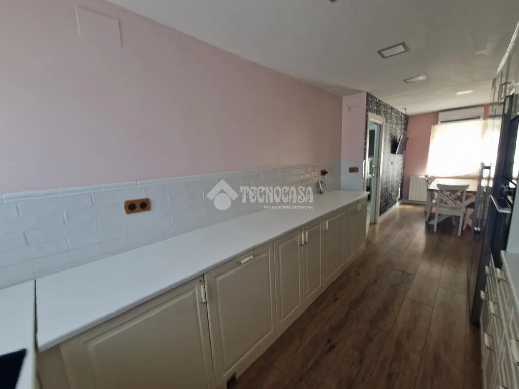 Köök - Apartment with Terrace in Palencia