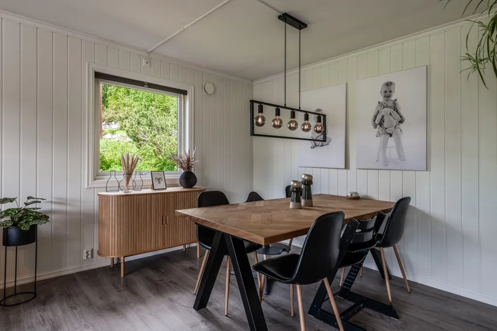Salle à manger - Apartment with Holsfjorden View in Norway