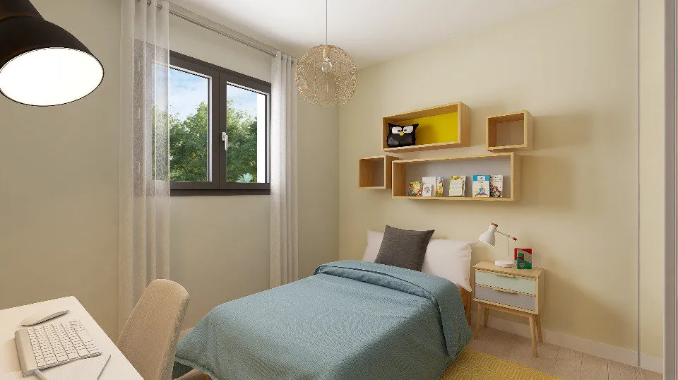 Schlafzimmer - New Build House with Garden in Villate