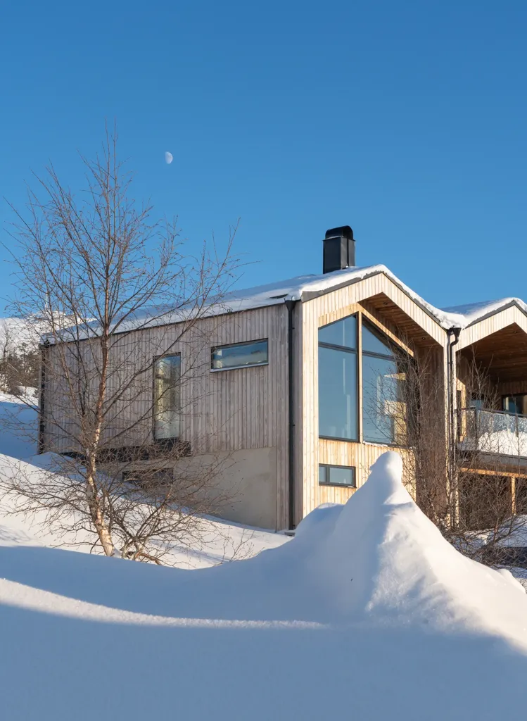 Exterior - Architectural House with Ski Access in Höglandet