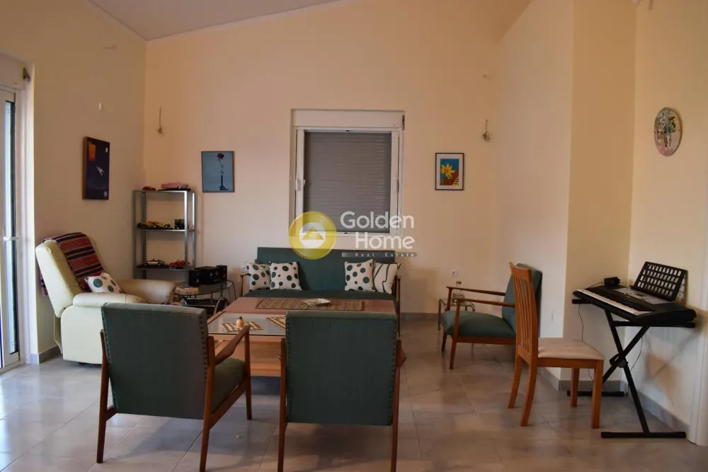 Living Room - Seafront Villa with Garden in Assos-Lexaio