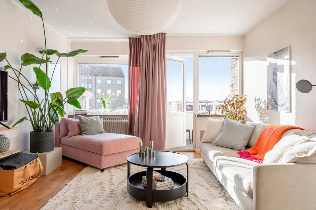 Elutuba - Spacious Two-Bedroom with West Balcony in Stockholm