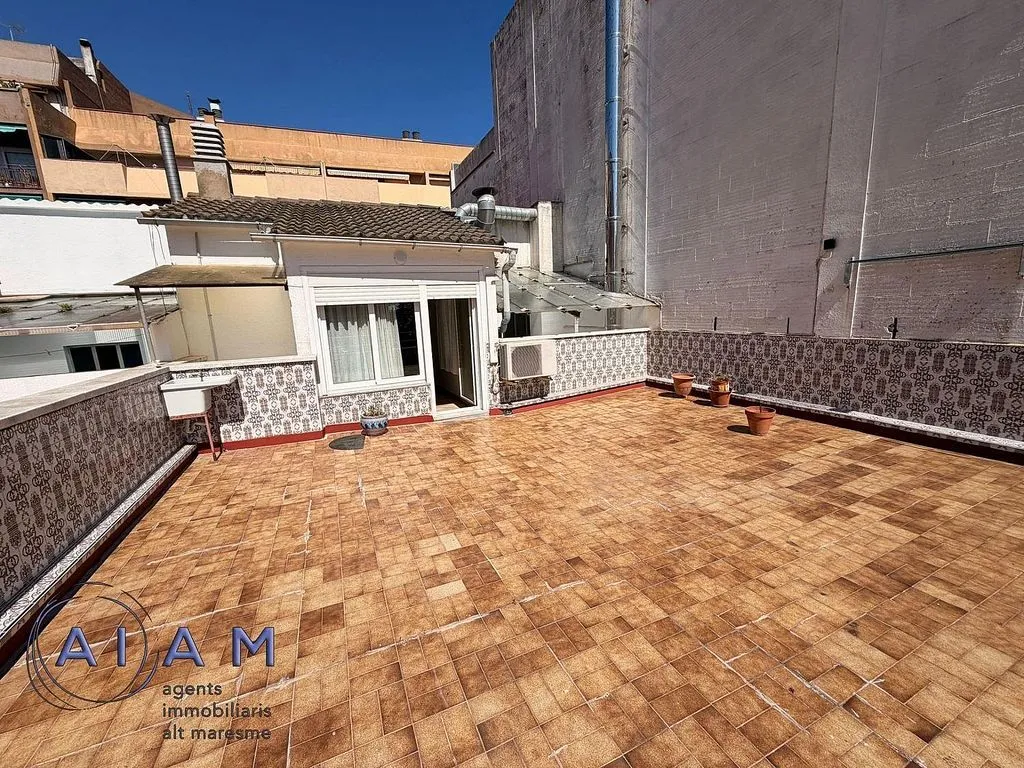 Terrace - Studio Loft with Terrace in Pineda de Mar Centre