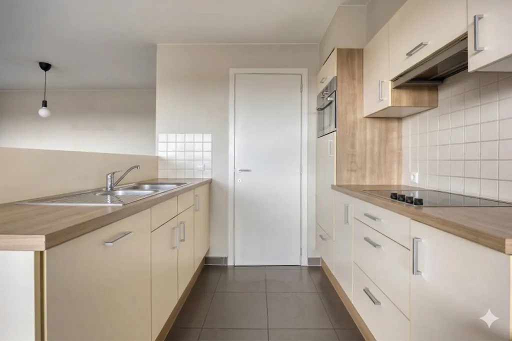 Cuisine - Appartement Lumineux avec Terrasse à la Sixième Étage