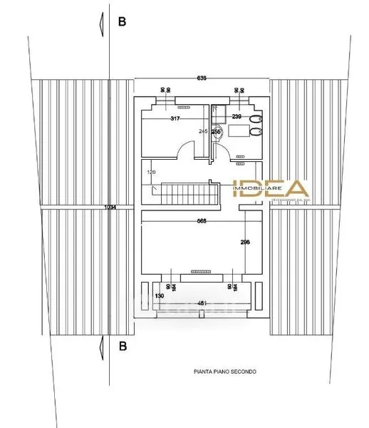 Floor Plan - Contemporary Villa with Balconies in Lucca