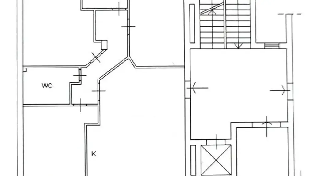 Plan - Flat with Terrace in Arcavacata