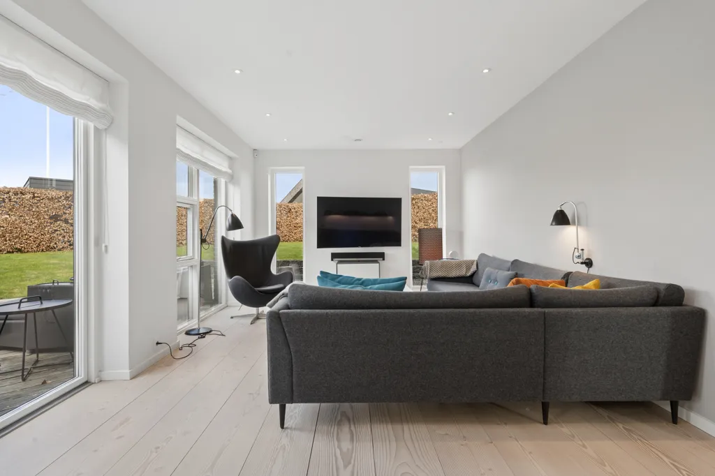 Living Room - Architectural Villa in Hastrup
