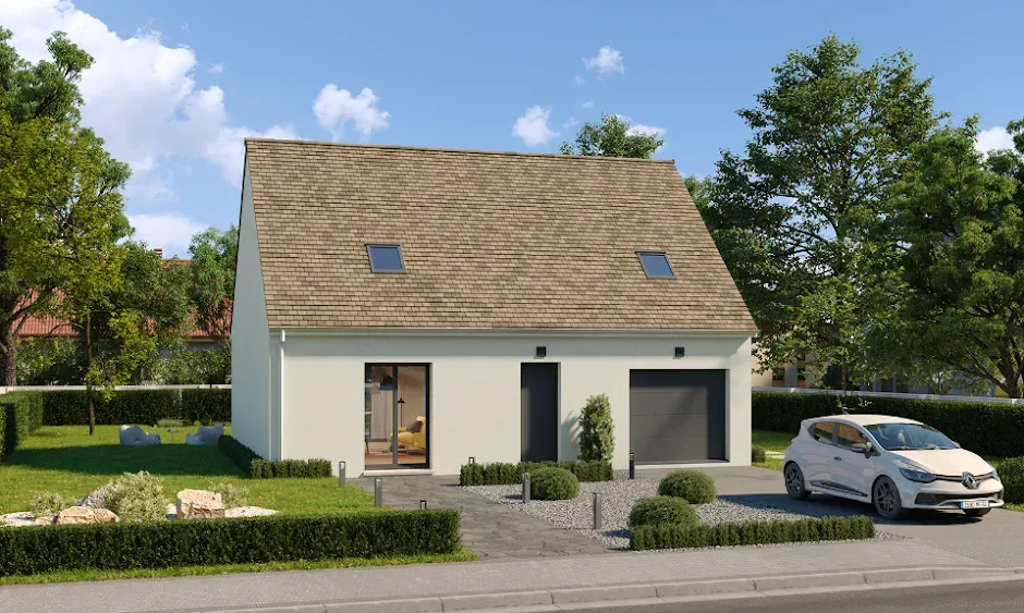 Compact House with Garage in Maulette