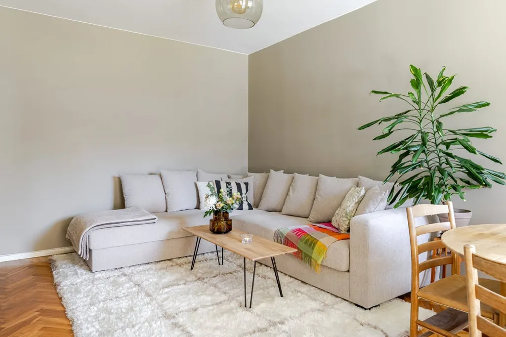 Séjour - Bright Two-Bedroom with Balcony in Kalmar