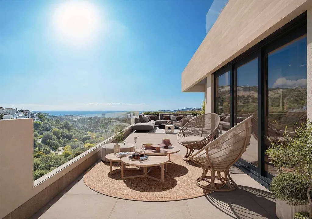 Terrasse - Luxury Flat with Sea View in Marbella