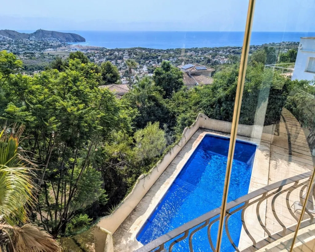 Pool - Traditional Villa with Sea View in Benimeit, Moraira