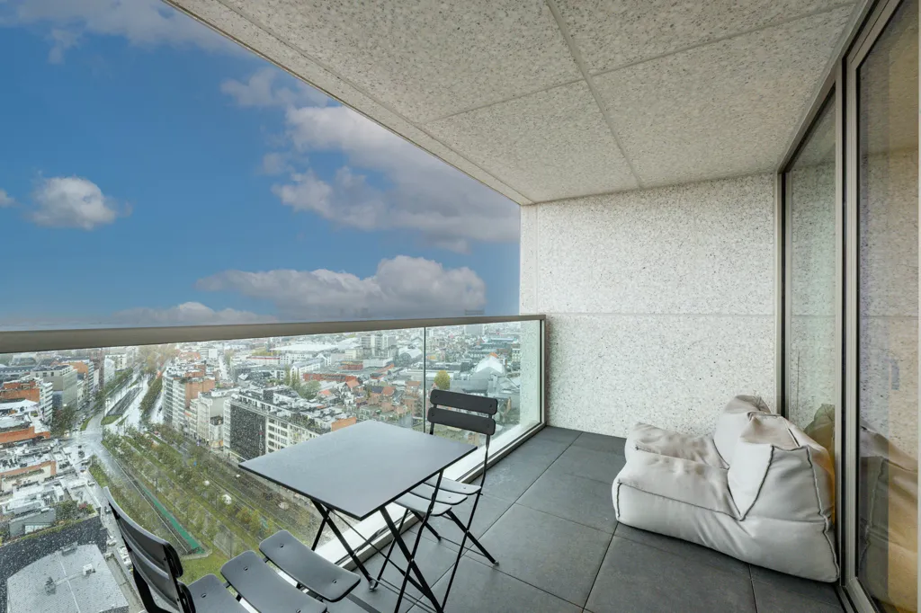 Balcon - Open Loft avec Vue Panoramique sur Antwerpen