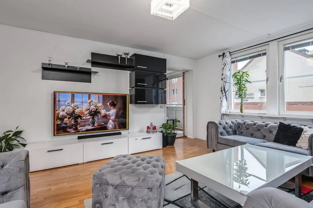 Séjour - Apartment with Balcony in Central Norrköping
