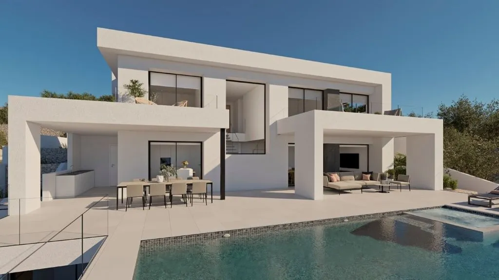 Piscine - Luxury Villa with Sea Views in Benitachell