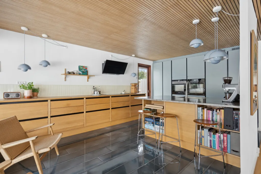 Kitchen - Modernised Johan Christensen Villa in Hareskovby