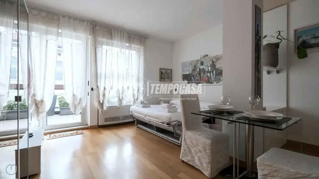 Magamistoad - Rear-Facing Studio with Terrace in Milan