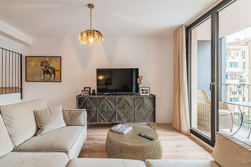 Séjour - Duplex with Terrace in La Dreta de l'Eixample