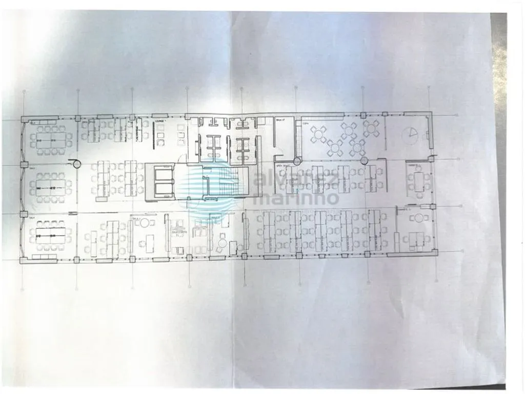 Floor Plan - Office with Air Conditioning in Campo Grande, Lisbon