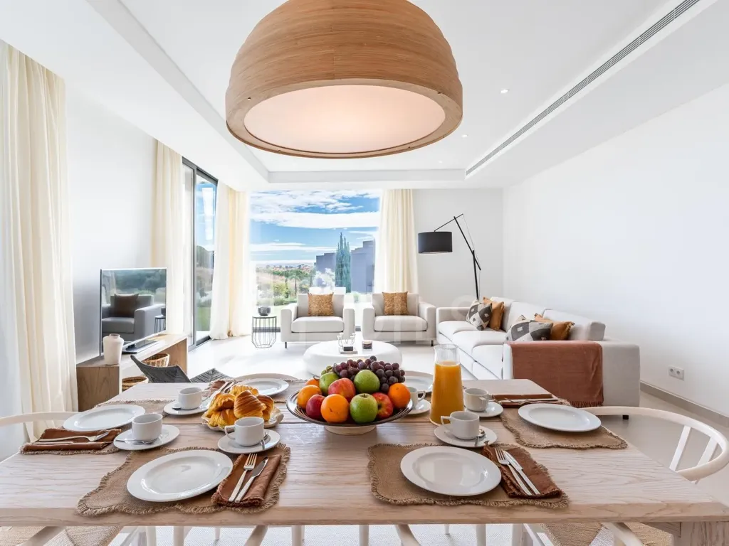 Sala da pranzo - 2 Bedroom Flat with Golf View in Monte Rei