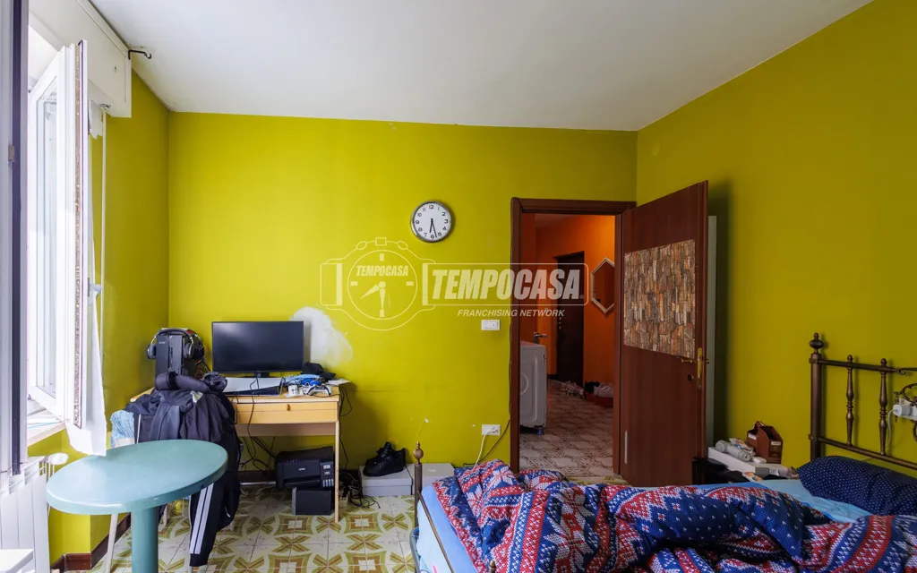 Bedrooms - Partially Refined Apartment with Balcony in Parma