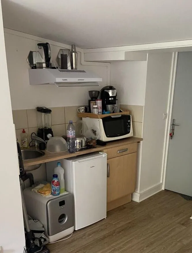 Köök - Studio with Kitchenette in Igny