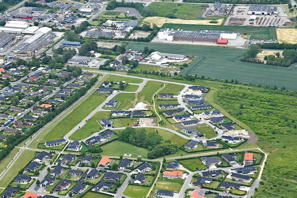Vue aérienne - Year-Round Plot with 5G Coverage in Skælskør