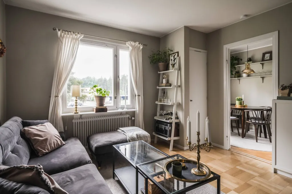 Séjour - Stylish Apartment with Garden Access in Gavle
