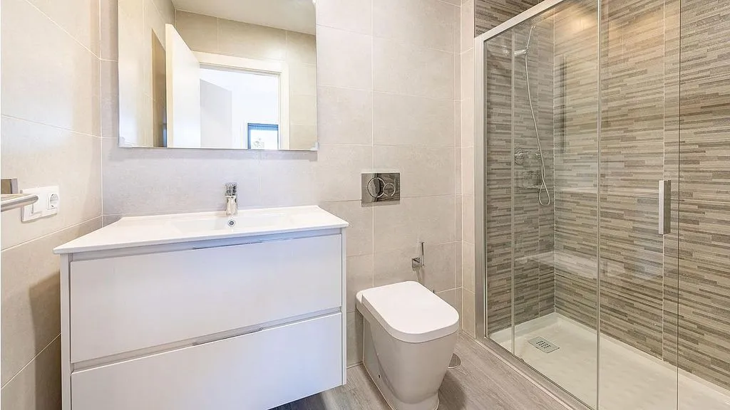 Salles de bain - Chalet with Pool in Cala Murada
