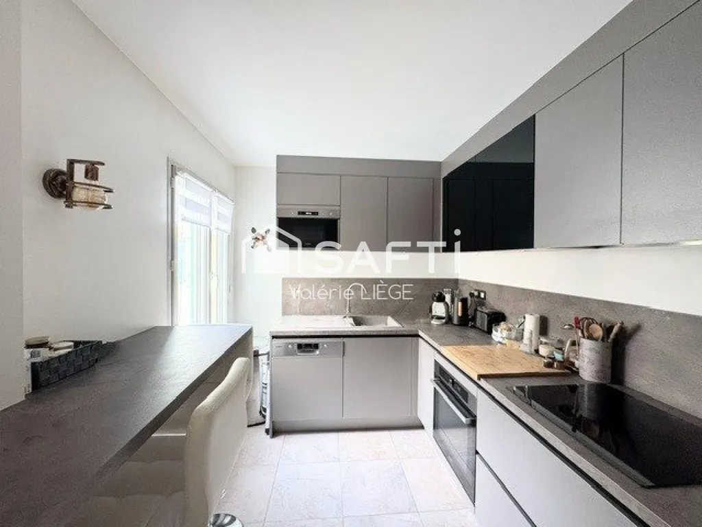 Köök - Duplex with Garden Space in Maisons-Laffitte