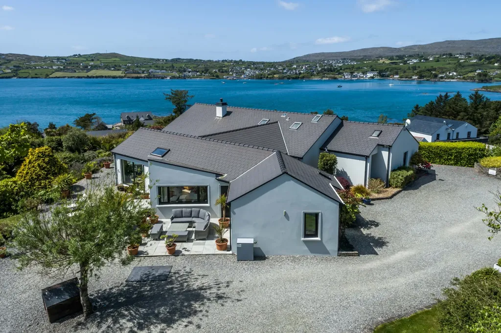 Vue aérienne - Maison 4 chambres à Schull