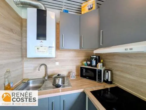 Kitchen - City Centre Flat with Adour View in Dax