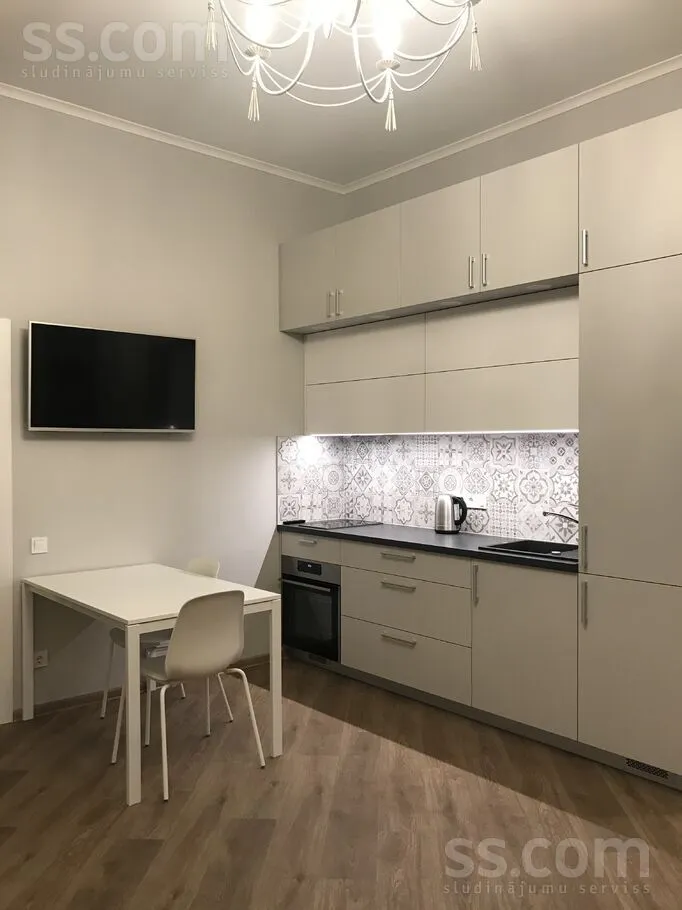 Cuisine - Renovated Apartment with Garden in Riga Centre