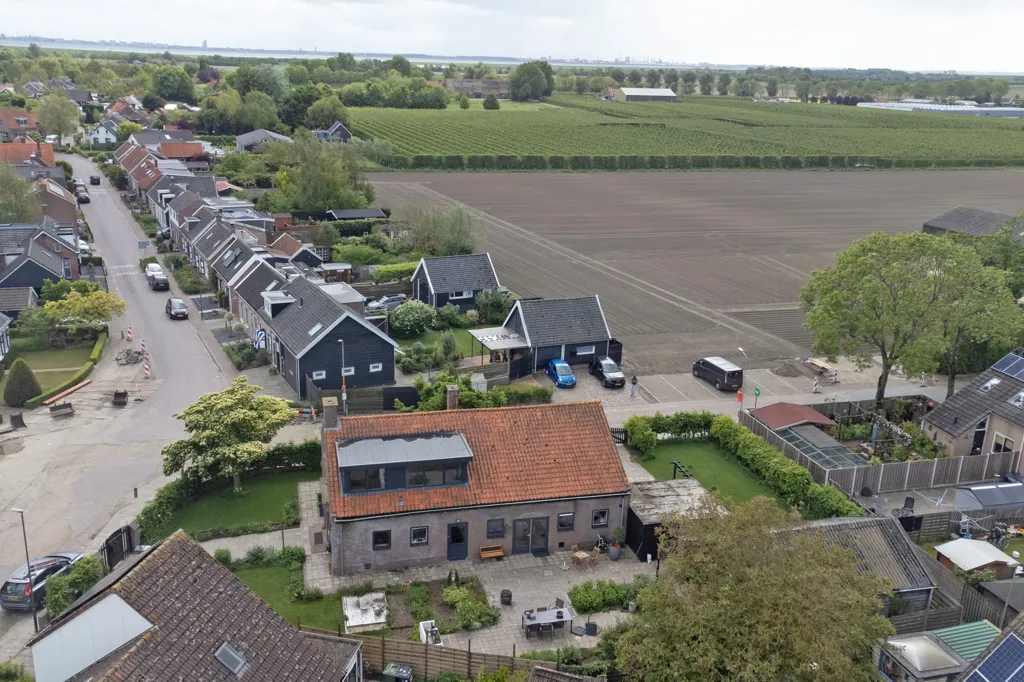 Vista aerea - Renovated Schoolhouse with Loft in Oudelande