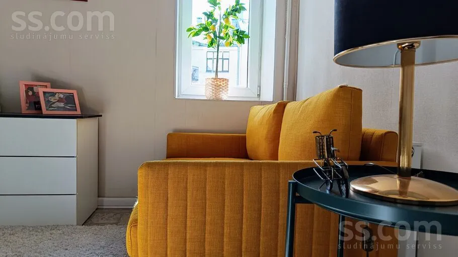 Soggiorno - 1 Bedroom Apartment with Courtyard View in Riga Centre