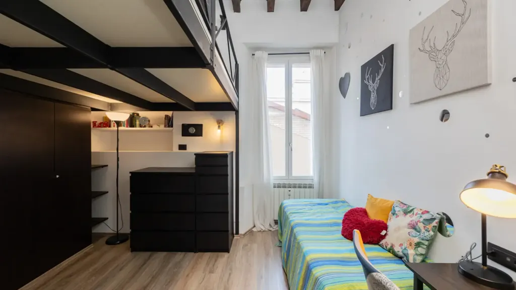 Camere da letto - Rustic-Style Flat with Terrace in Milan