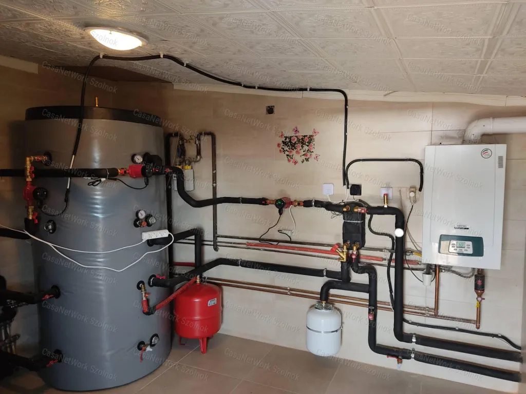 Utility Room - Energy-Efficient Family House in Tápiószele