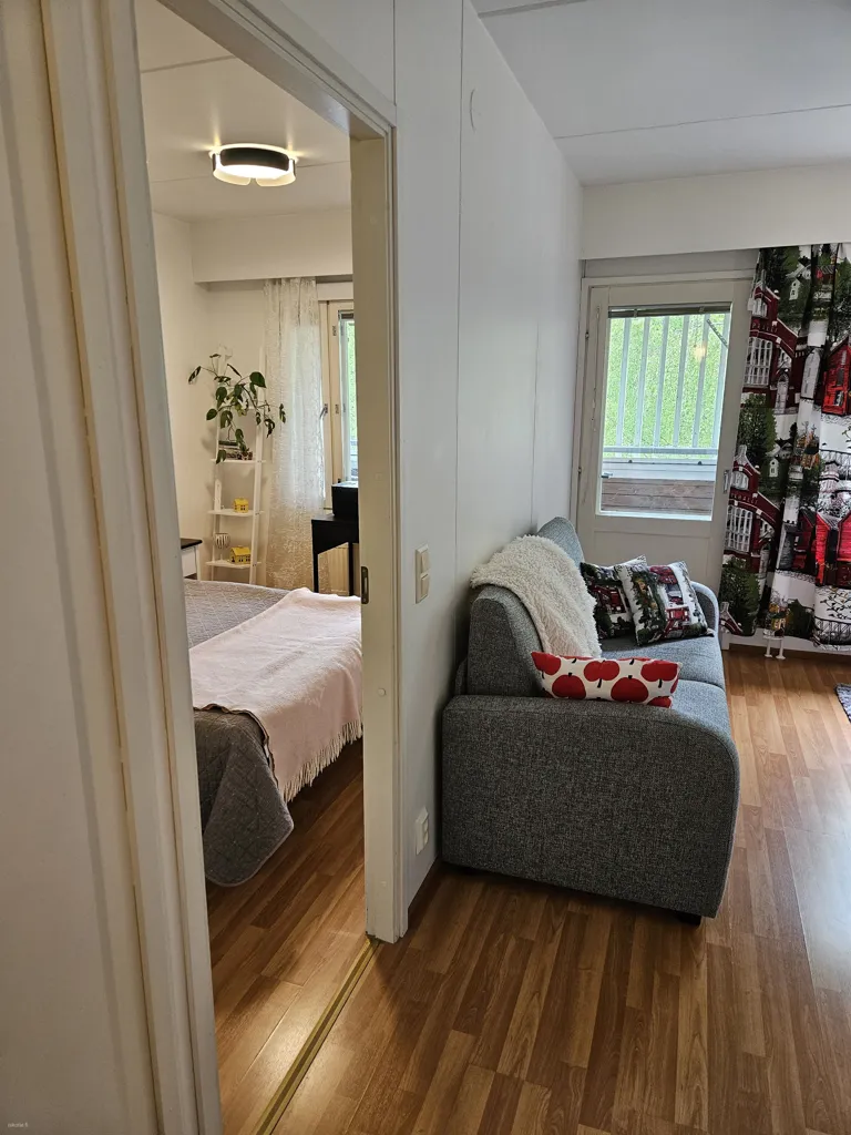 Séjour - Furnished Flat with Balcony in Oulu