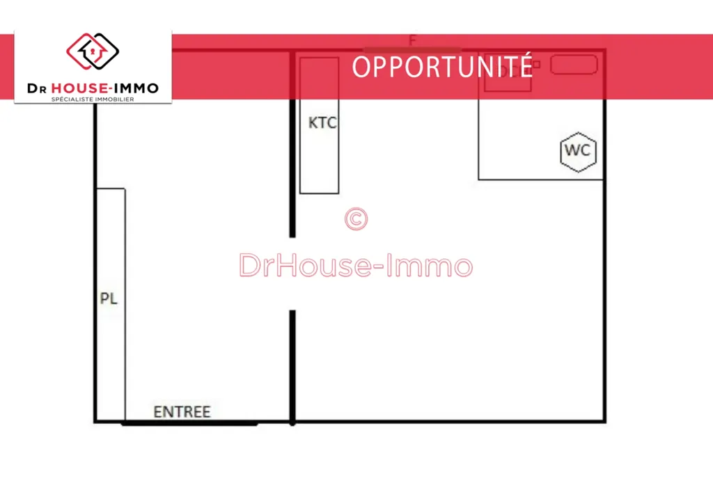 Plan - Studio Centre Ville Rosny-sous-Bois