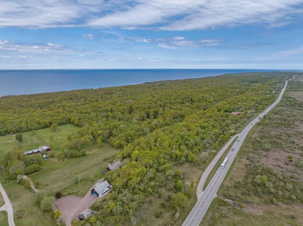 Vue aérienne - Villa with Sea View and Strandline on Öland