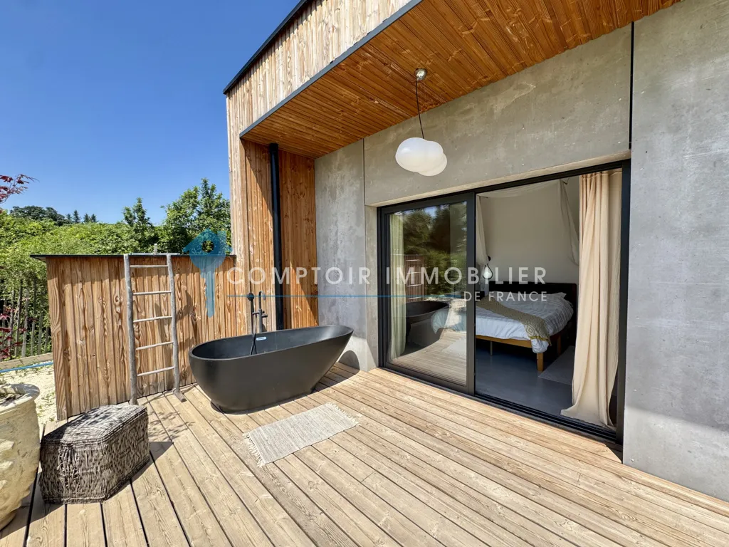Terrasse - Maison Luxueuse avec Vue sur St Côme à Clarensac