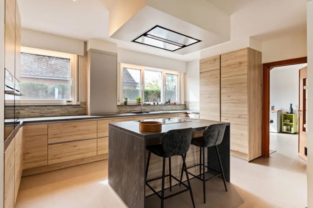 Cuisine - Maison Rénovée avec Jardin à Eppegem